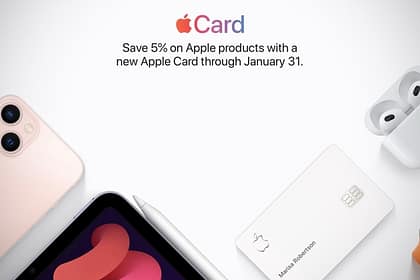 Apple Is Offering 5% Cash Back On Select Products With The Apple Card
